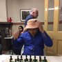 Harrison's lucky hat